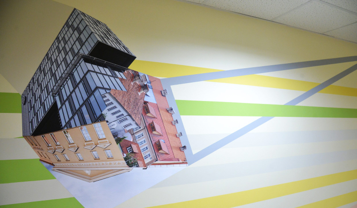 Rugsėjį VGTU studentus pasitiks meninė instaliacija universiteto koridoriuje